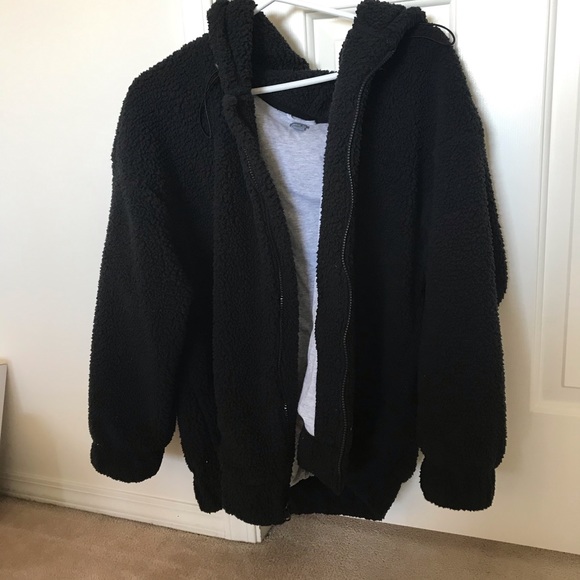 aerie Jackets & Blazers - Sherpa hoodie jacket